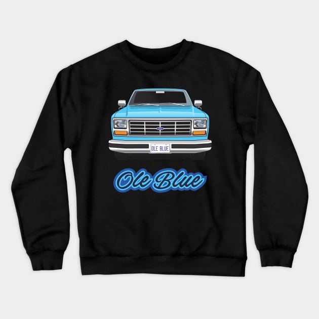 Ole Blue Crewneck Sweatshirt by JRCustoms44